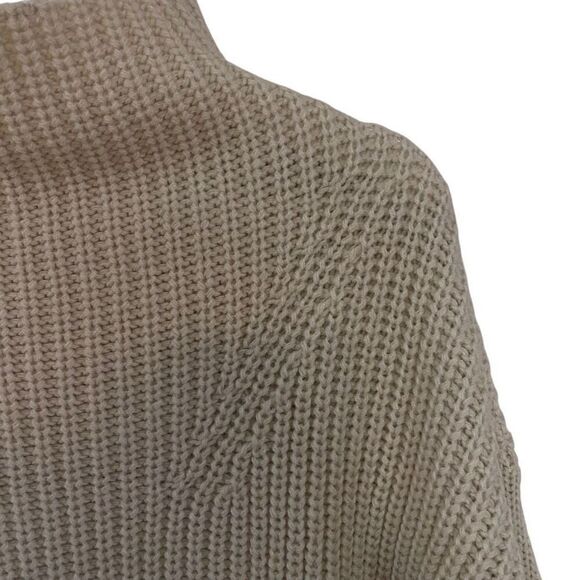 Vero Moda Women’s Medium Cowl Neck Sweater | Cream with Side Ties - Picture 2 of 5